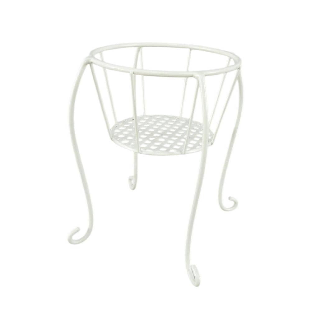 Ｂｒｅｅｚｙ　Ｇｒｅｅｎ　鉢スタンド　大　２３ｃｍ　ホワイト