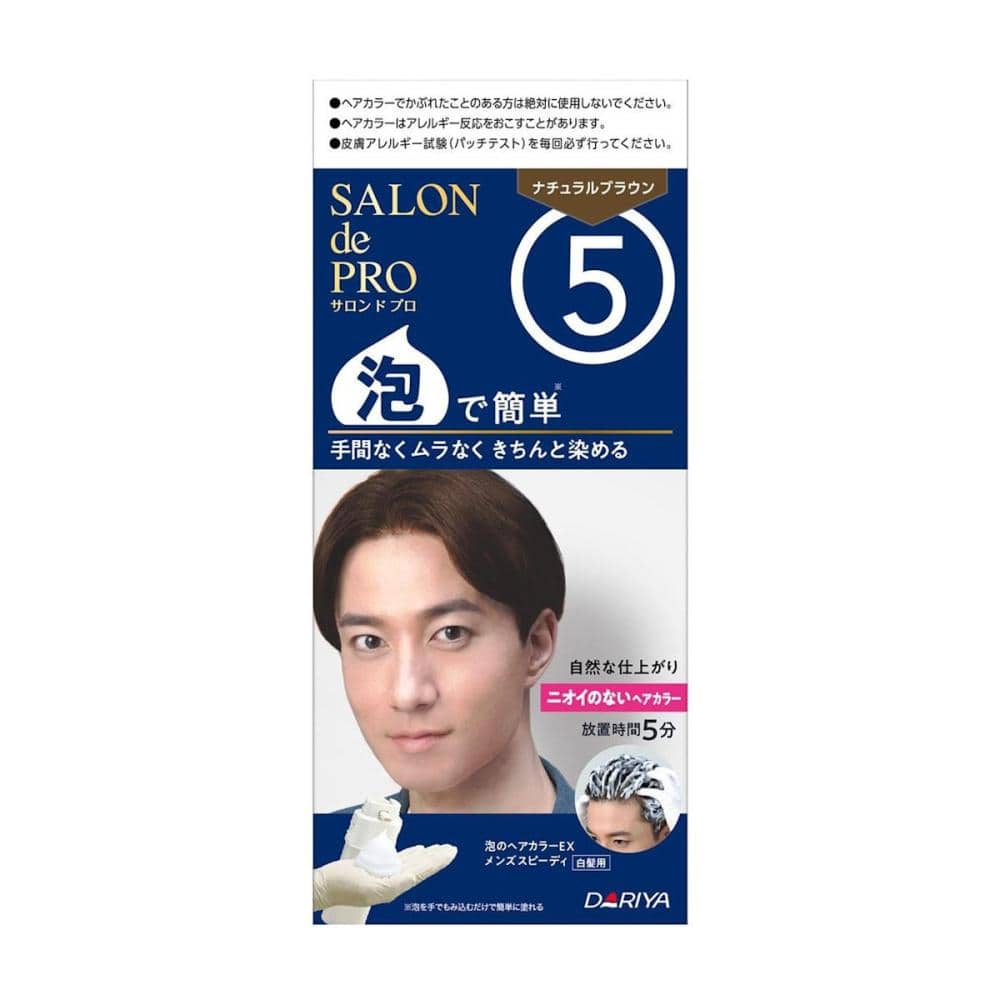 ダリヤ　サロンドプロ　泡ヘアカラーＥＸ　メンズスピーディ５　ナチュラルブラウン