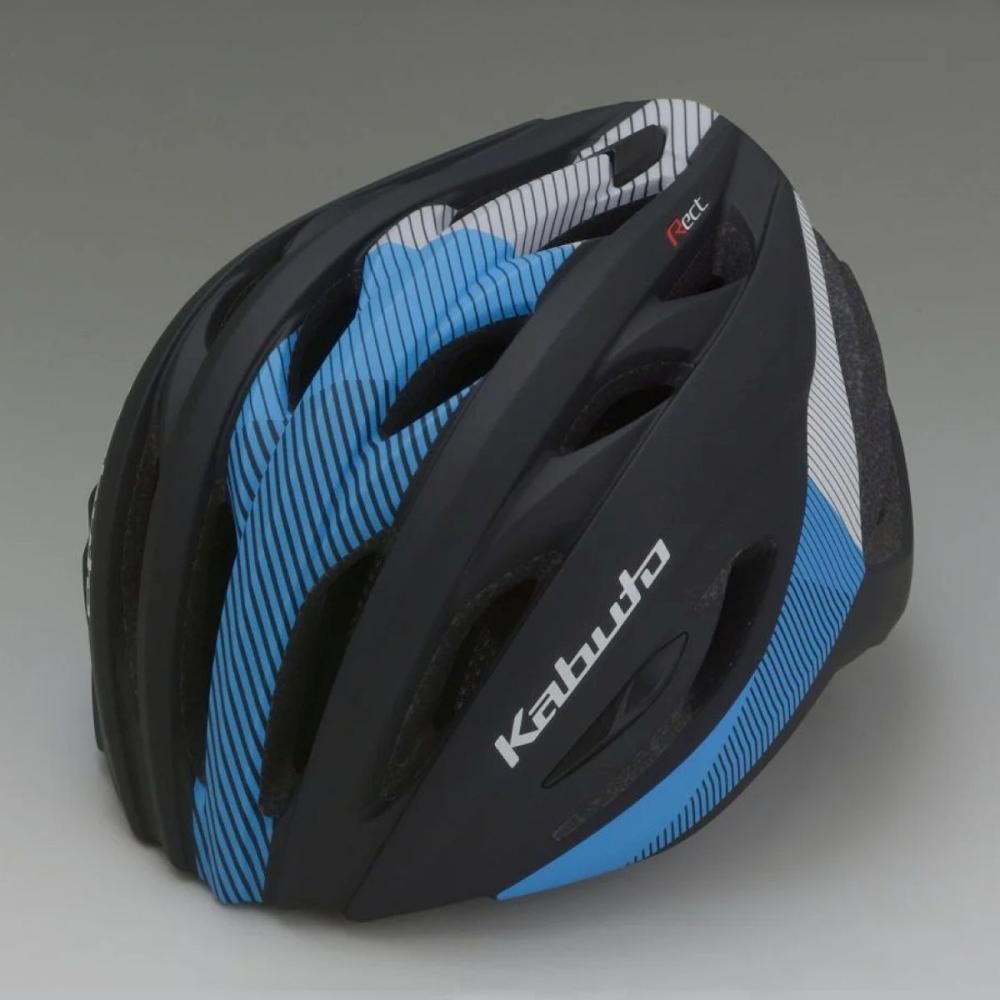 ＯＧＫカブト　自転車用ヘルメット　ＲＥＣＴ　Ｍ／Ｌ　マットブラック／ブルー　７５４０５