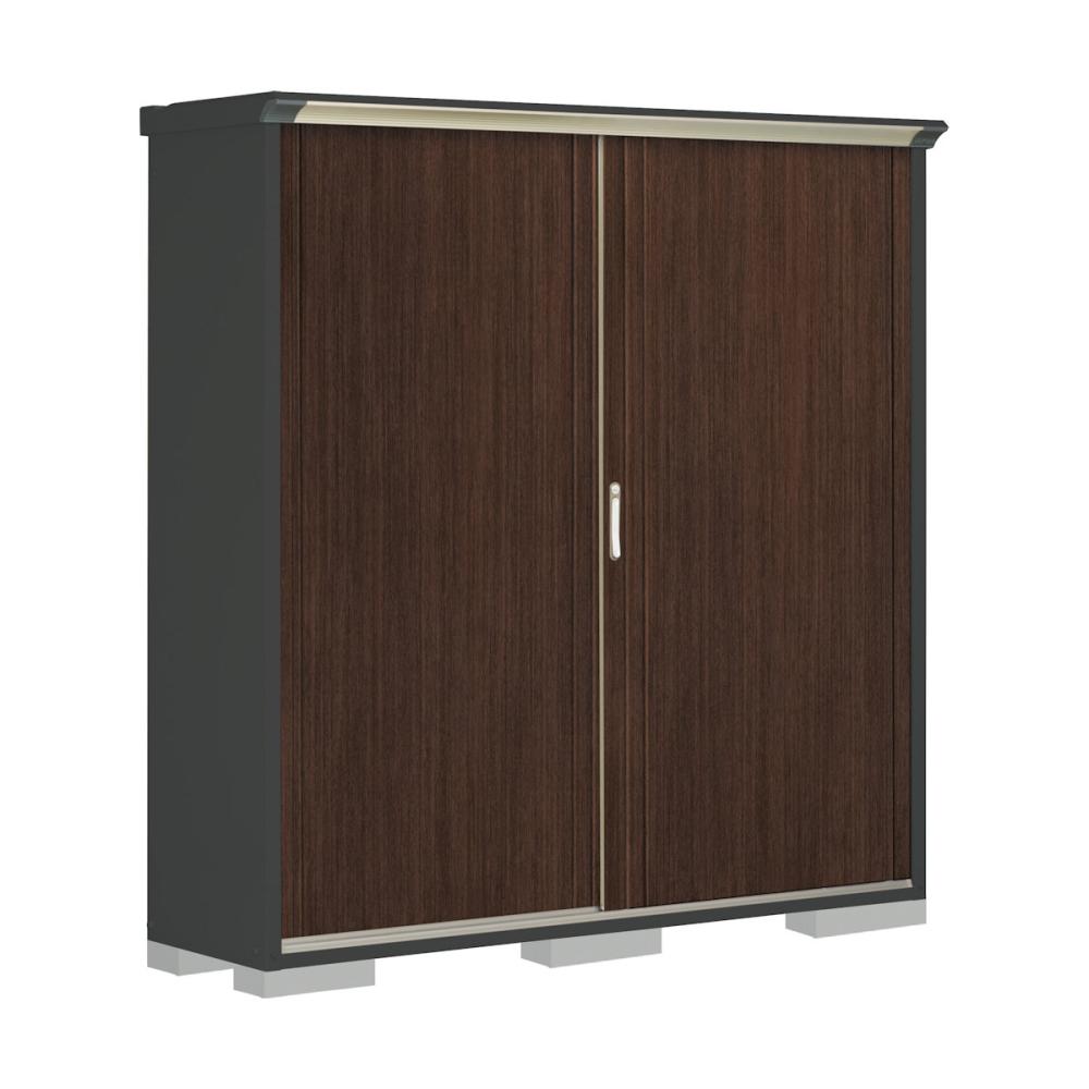 タクボ物置　ペインタ　（ＧＰ）　本体アイボリーブラック　間口１８８×奥行５３×高さ１９０ｍｍ　全面棚タイプ　ＷＴグレー　ＰＹ－１９５ＡＦＥ４