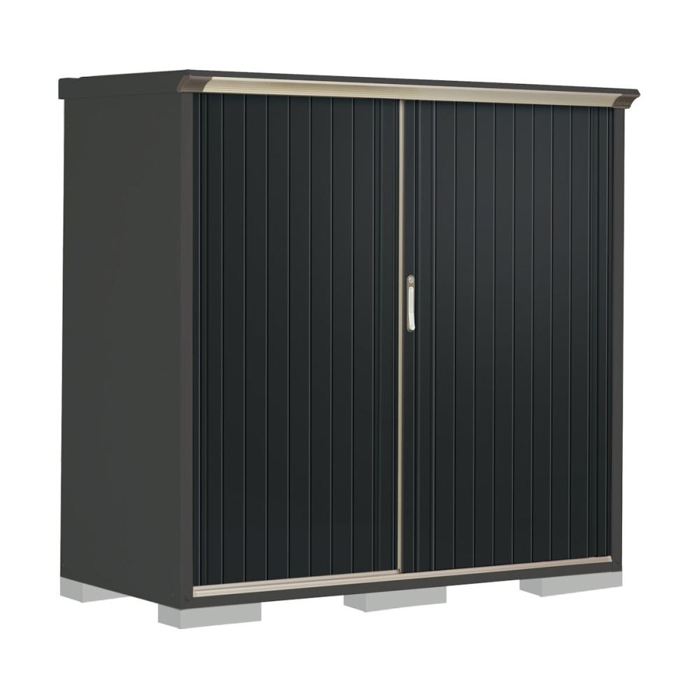 タクボ物置　ペインタ　（ＧＰ）　本体アイボリーブラック　間口１７０×奥行７５×高さ１６０ｍｍ　たて置きタイプ　ＷＴブラックチェリー　ＰＹ－１７７ＢＴＥ６