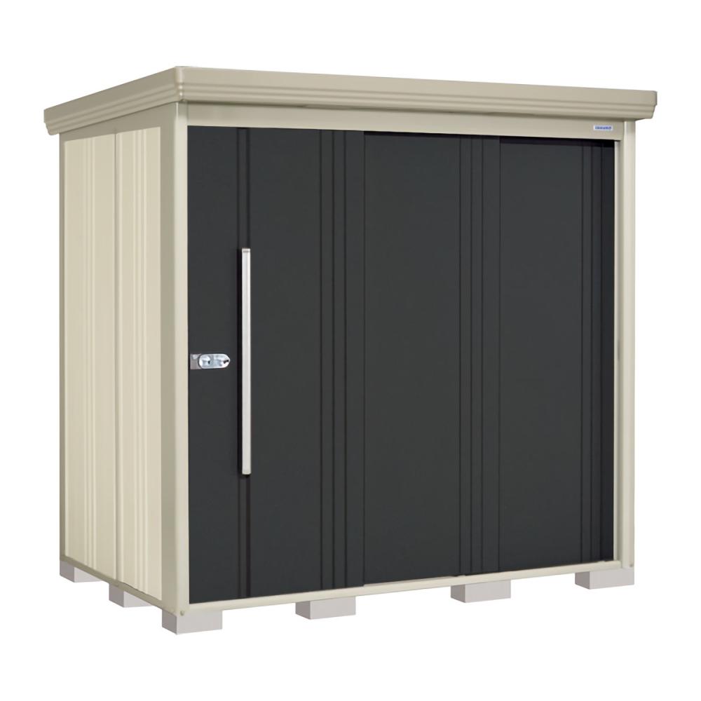 タクボ物置　Ｍｒ．ストックマン　ダンディ　間口２２０×奥行１４１ｃｍ　背面棚タイプ　多雪型・標準屋根　アイボリーブラック　ＮＤ－Ｓ２２１４Ａ