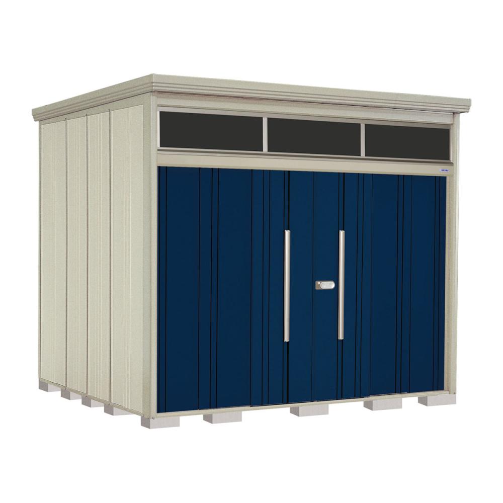 タクボ物置　Ｍｒ．トールマン　ブライト　間口２９０×奥行２６２ｃｍ　多雪型・標準屋根　アイボリーブラック　ＪＮＡ－Ｓ２９２６Ａ