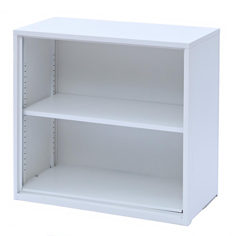 山善　折り畳みキャビネット　上置き　ホワイト　幅８０×高さ７６．５×奥行４０ｃｍ　ＥＦＣ－ＯＰ２ＵＰ（ＷＨ）