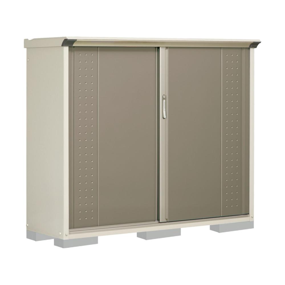 タクボ物置　グランプレステージ ジャンプ　間口１７０×奥行５３×高さ１４０ｃｍ　全面棚タイプ　アイボリーブラック　ＧＰ－１７５ＣＦＹＫ