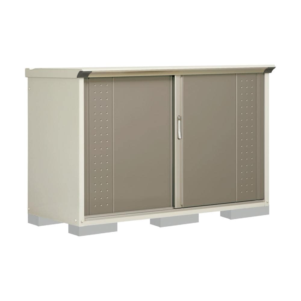 タクボ物置　グランプレステージ ジャンプ　間口１７０×奥行７５×高さ１１０ｃｍ　全面棚タイプ　ナッツカーキ　ＧＰ－１７７ＤＦＫＡ