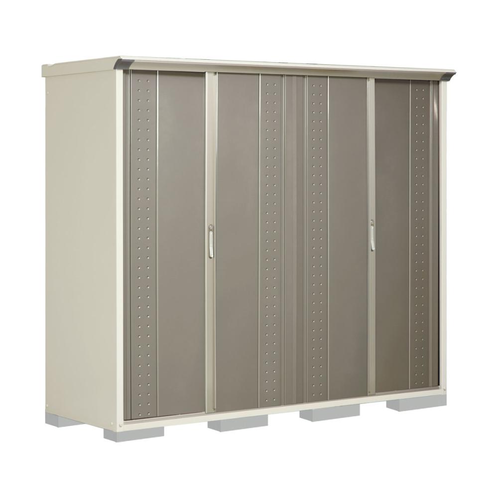 タクボ物置　グランプレステージ ジャンプ　間口２２５×奥行７５×高さ１９０ｃｍ　全面棚タイプ　ルミナスシルバー　ＧＰ－２２７ＡＦＬＳ