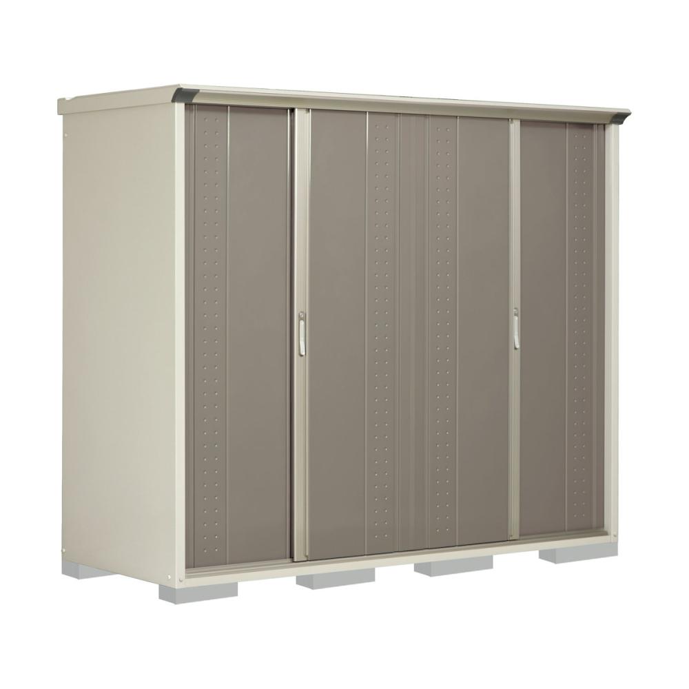 タクボ物置　グランプレステージ ジャンプ　間口２２５×奥行９０×高さ１９０ｃｍ　全面棚タイプ　アイボリーブラック　ＧＰ－２２９ＡＦＹＫ