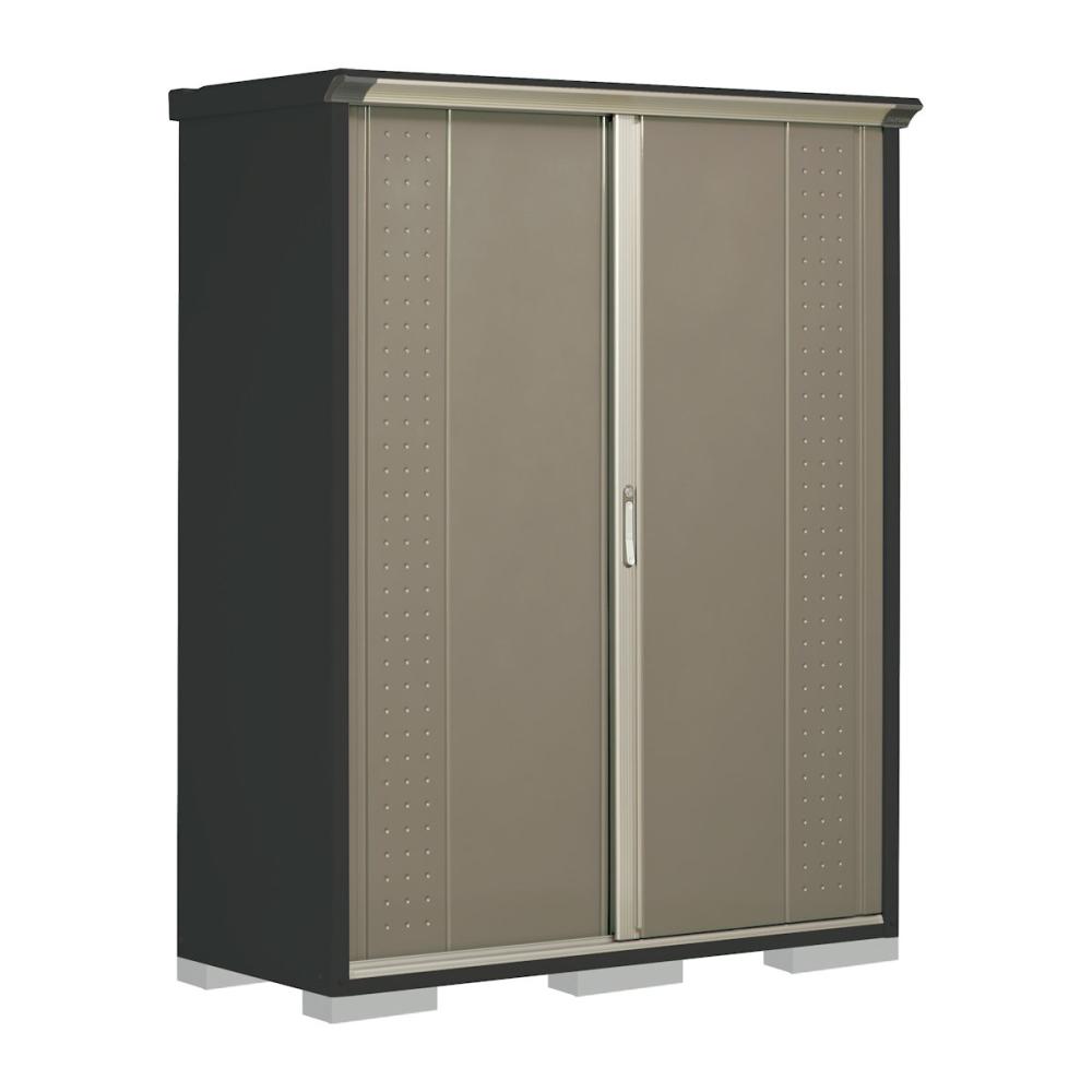 タクボ物置　グランプレステージ ジャンプ　本体アイボリーブラック　間口１５０×奥行６５×高さ１９０ｃｍ　全面棚タイプ　アイボリーブラック　ＧＰＹ－１５６ＡＦＹＫ