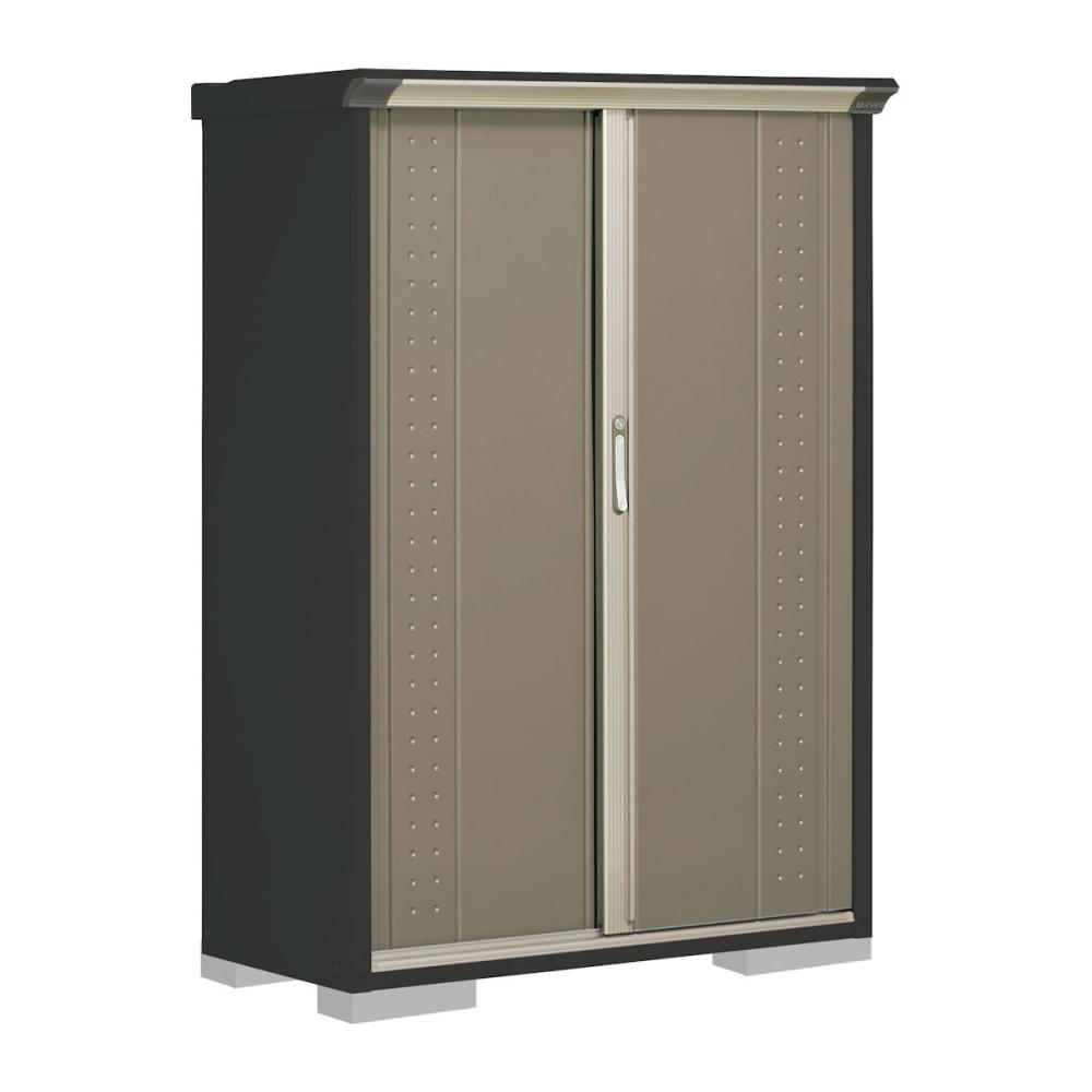 タクボ物置　グランプレステージ ジャンプ　本体アイボリーブラック　間口１１２×奥行５３×高さ１６０ｃｍ　たて置きタイプ　アイボリーブラック　ＧＰＹ－１１５ＢＴＹＫ