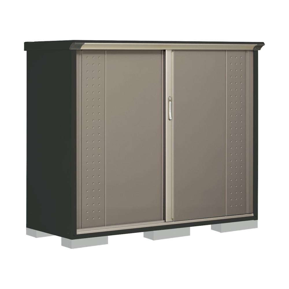 タクボ物置　グランプレステージ ジャンプ　本体アイボリーブラック　間口１７０×奥行６５×高さ１４０ｃｍ　たて置きタイプ　ムーンホワイト　ＧＰＹ－１７６ＣＴＭＷ