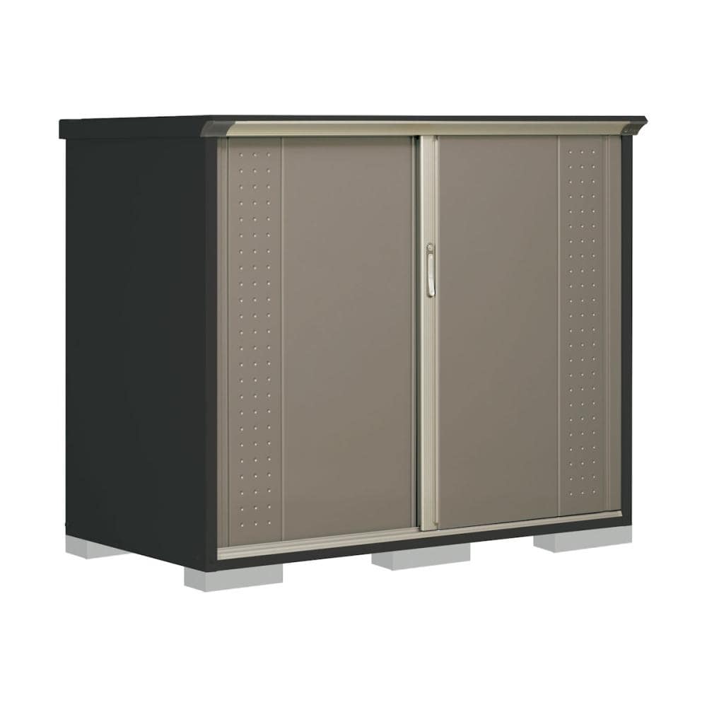 タクボ物置　グランプレステージ ジャンプ　本体アイボリーブラック　間口１７０×奥行９０×高さ１４０ｃｍ　たて置きタイプ　アイボリーブラック　ＧＰＹ－１７９ＣＴＹＫ