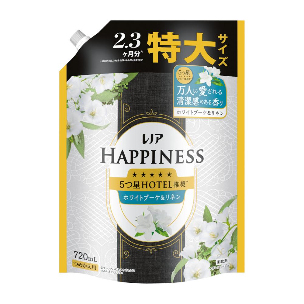 Ｐ＆Ｇ　レノアハピネス　フローラルブーケ＆リネンの香り　詰め替え用　特大　７２０ｍＬ