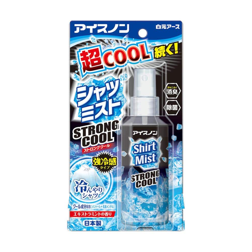 白元アース　アイスノン　シャツミスト　ＳＴＯＲＯＮＧＣＯＯＬ　エクストラミント　本体　１００ｍＬ