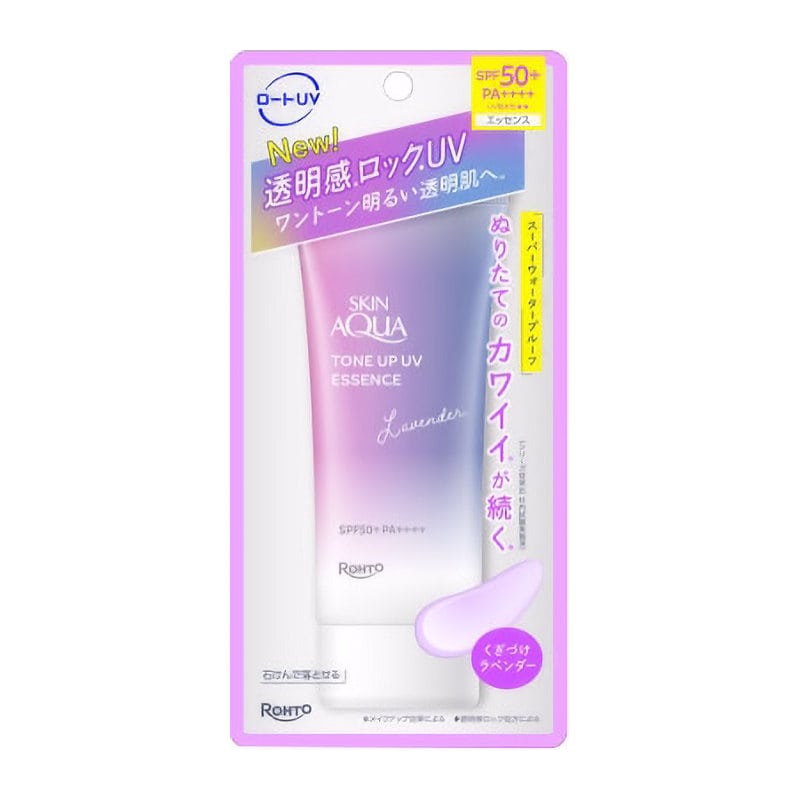 ロート製薬　スキンアクアトーンアップ　ＵＶエッセンス　ラベンダー　７０ｇ
