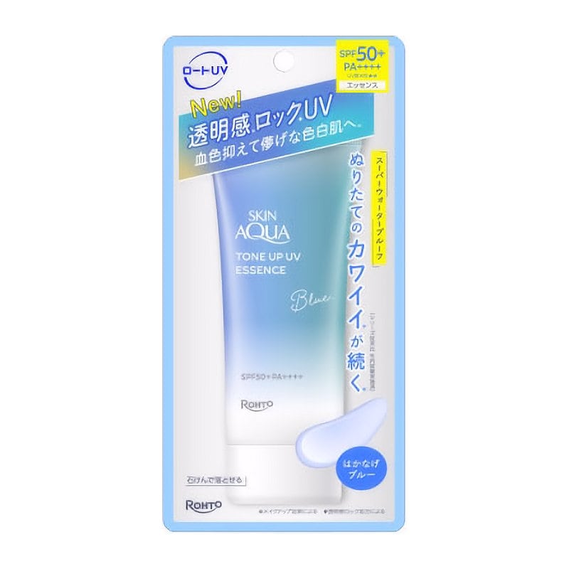 ロート製薬　スキンアクアトーンアップ　ＵＶエッセンス　ブルー　７０ｇ