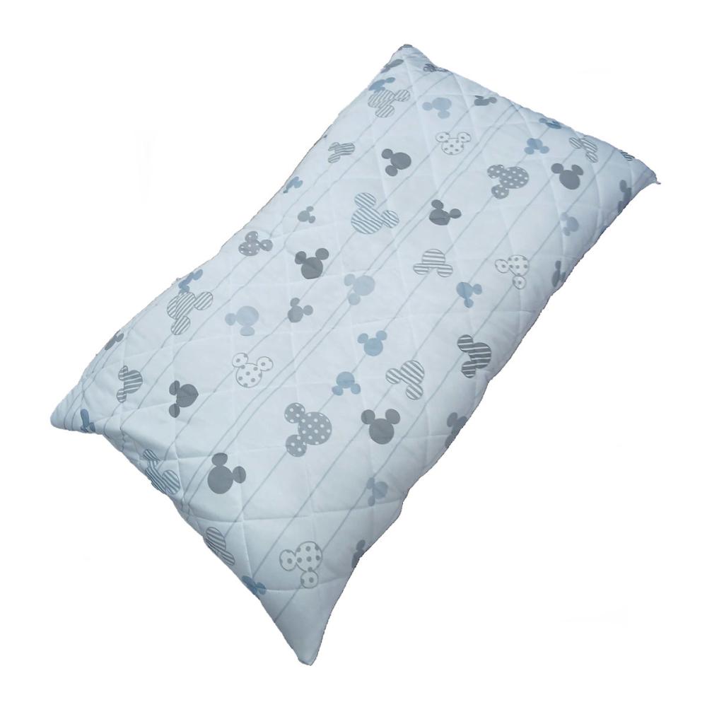 大宗　ディズニー接触冷感キルト長座布団カバー　グレー　６８×１２０ｃｍ