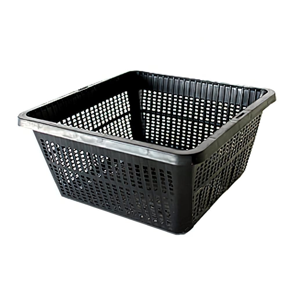 杜若園芸　水生植物用　植物カゴ　角型　１９ｃｍ