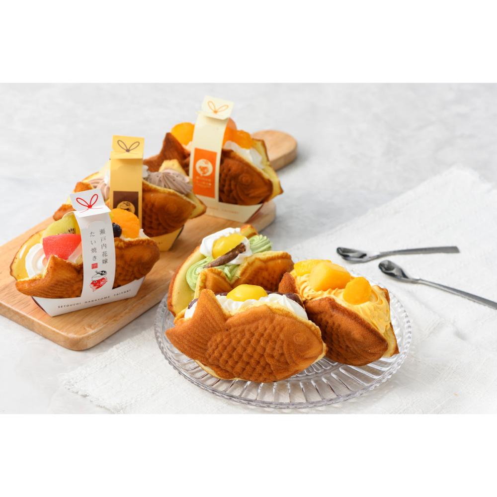 【母の日】瀬戸内花嫁スイーツ　瀬戸内花嫁たい焼き　６種（１個約９５ｇ）　計６個