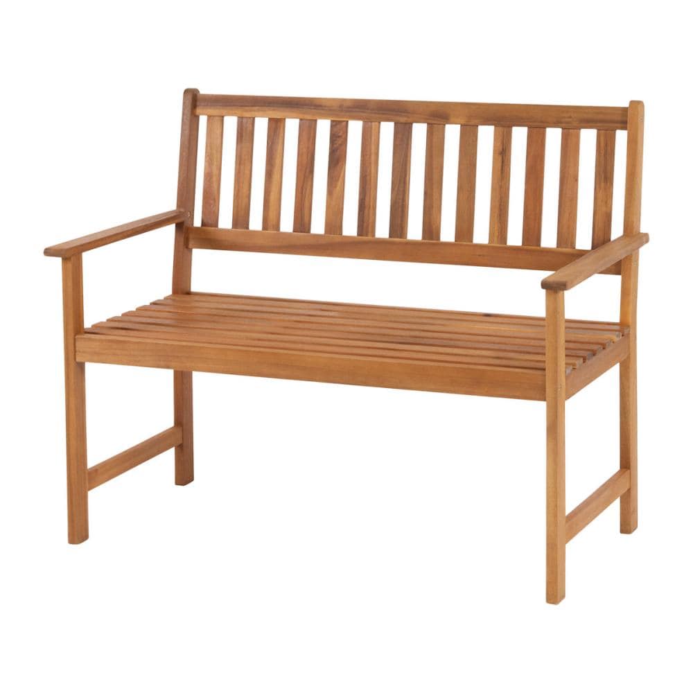 タカショー　木製ベンチ　２人用　ＭＷＦ－４５Ｂ