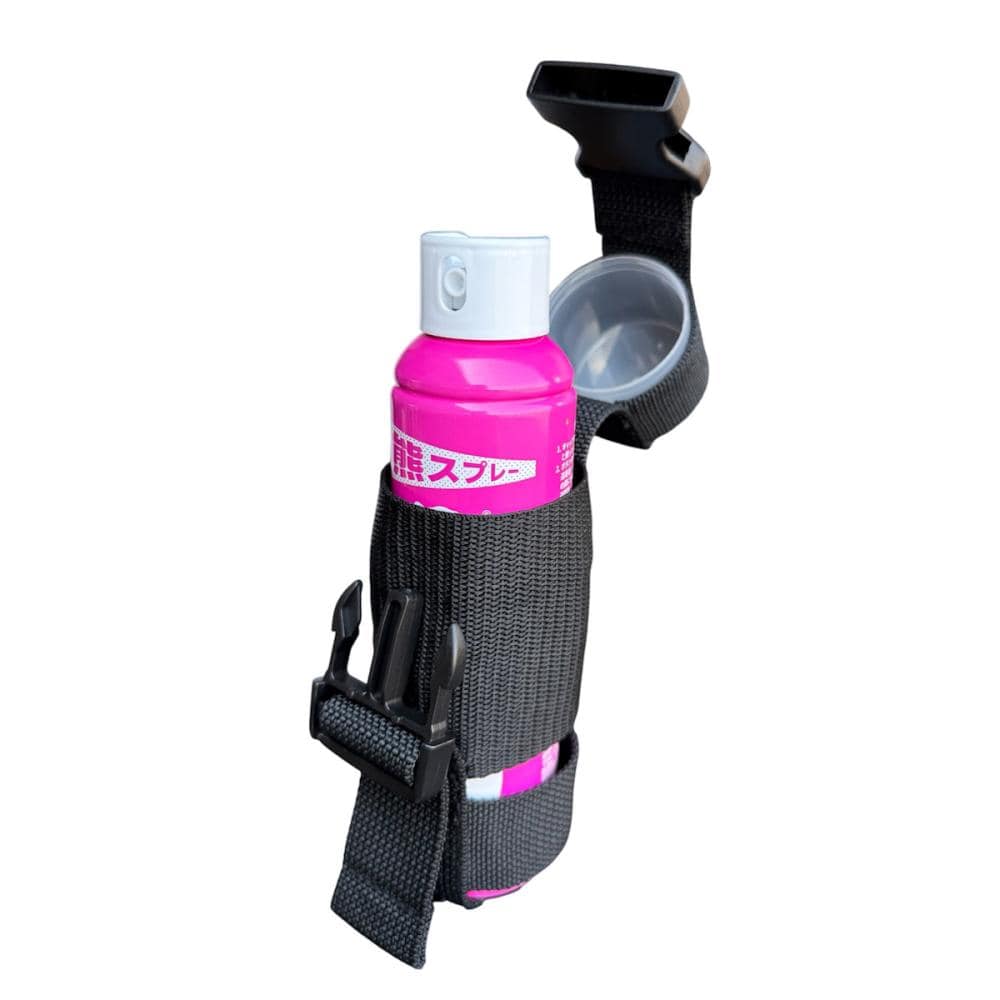 熊対策スプレー　熊一目散　２８０ｍＬ　専用ホルダー付き