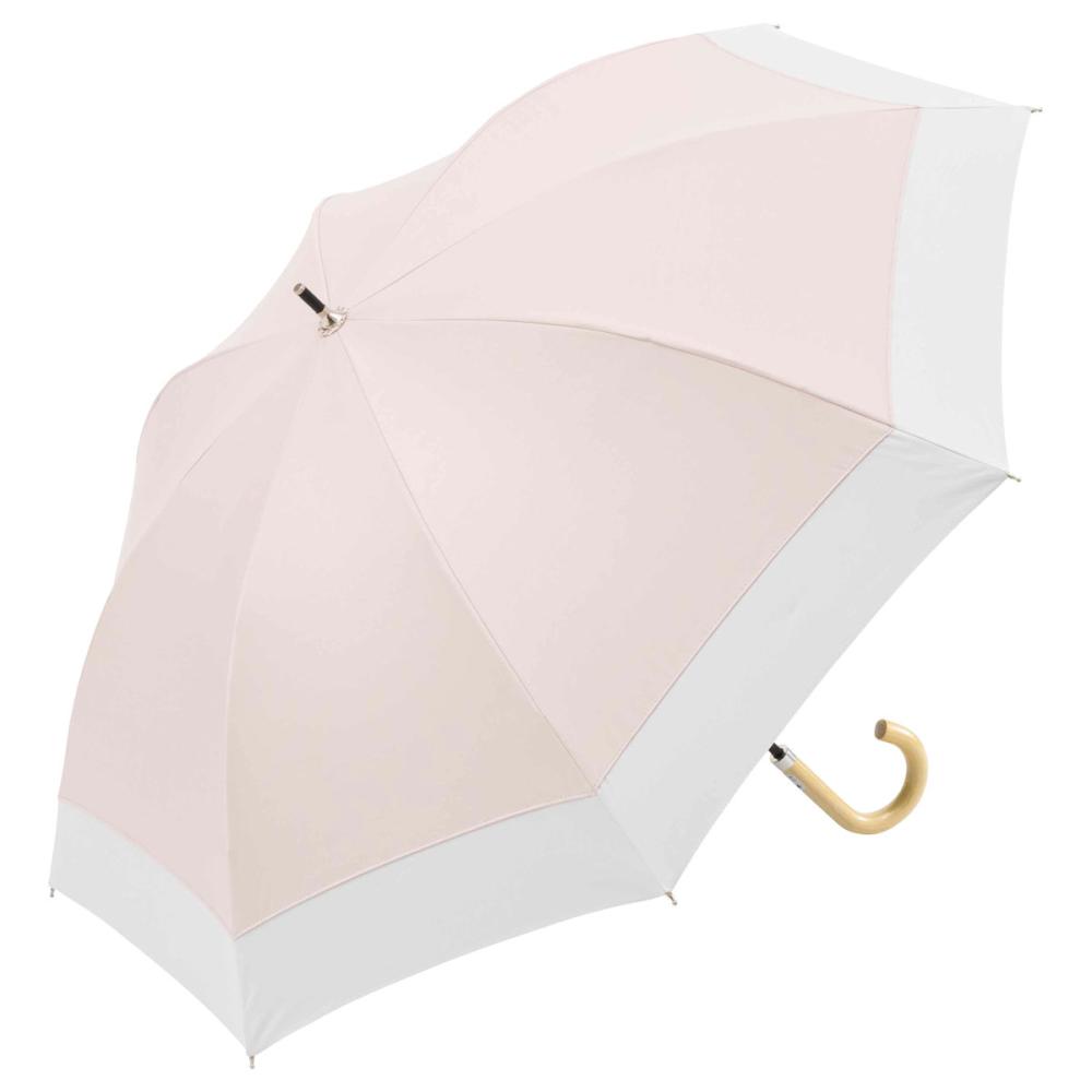 スギハラ　晴雨兼用傘　５０ｃｍ　ショート　バイカラー　ピンク