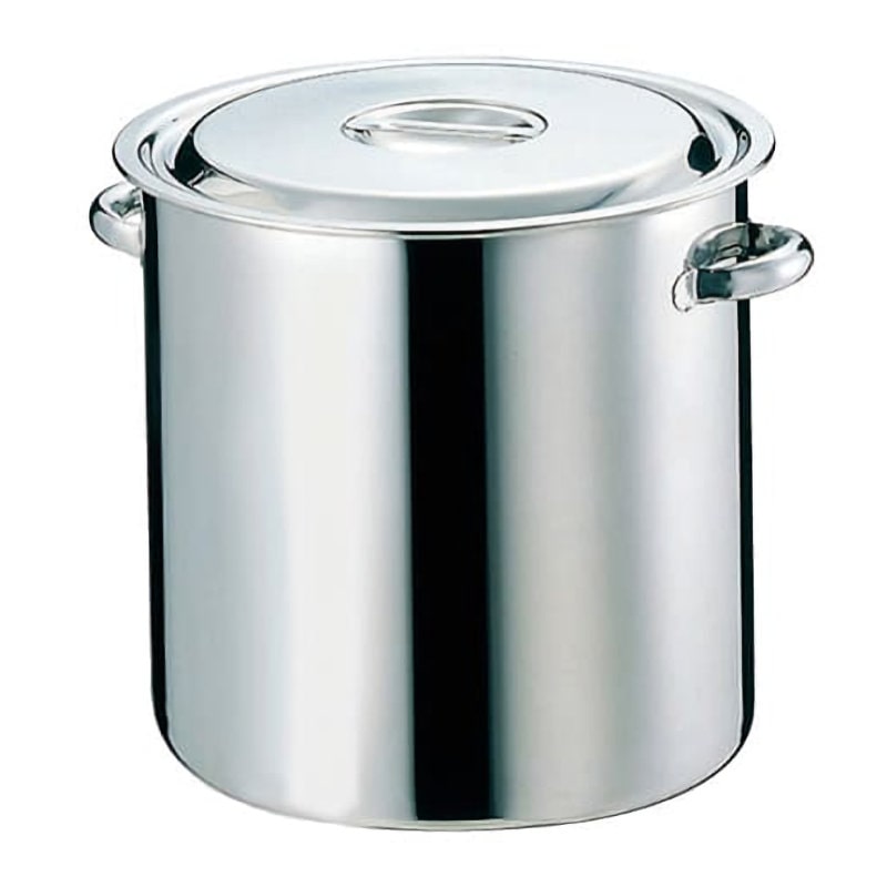 江部松商事　ＥＢＭ　１８－８　キッチンポット／寸胴鍋（目盛付）　３０ｃｍ　パイプ手付