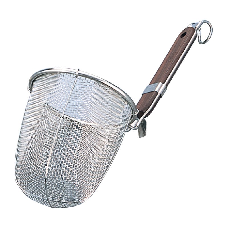 ミネックスメタル　ＭＩ　１８－８ステンレス　ローズ柄うどん揚　丸底（１３９）