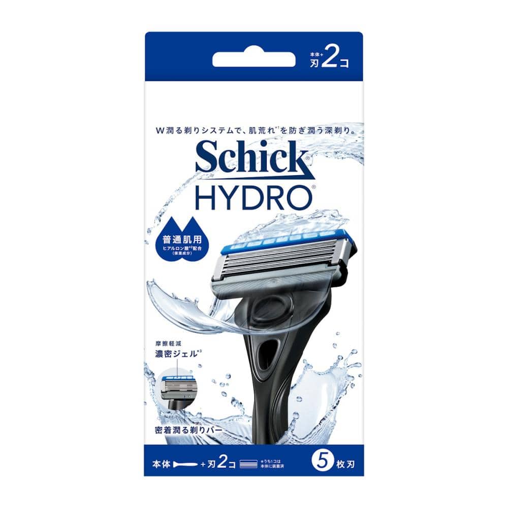 シック　ハイドロ　普通肌用　ホルダー本体＋刃２個入り