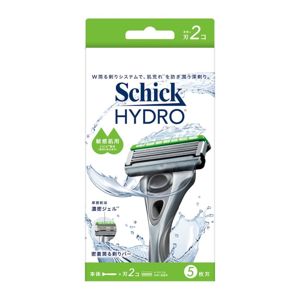 シック　ハイドロ　敏感肌用　ホルダー　本体＋刃２個入り