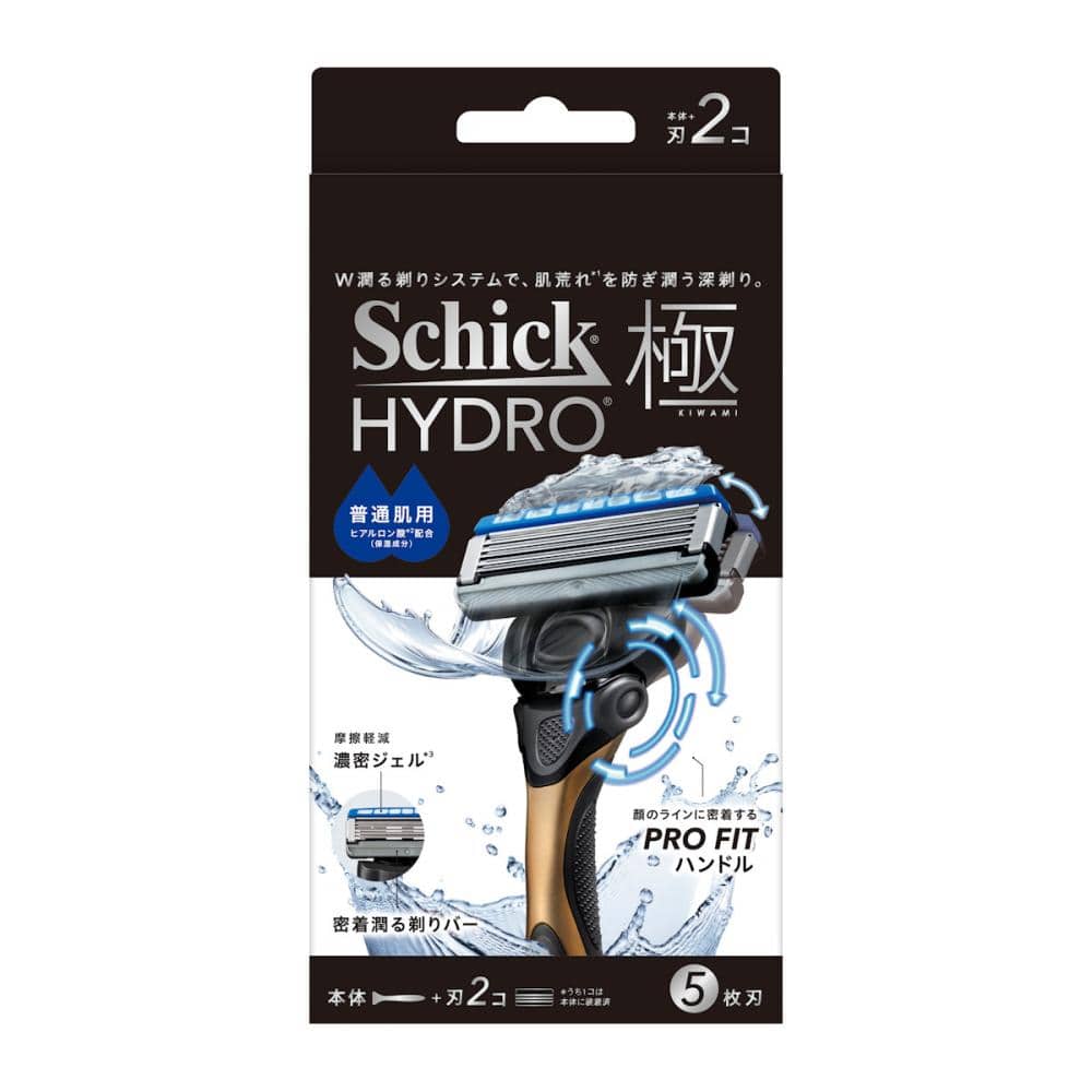 シック　ハイドロ極　普通肌用　ホルダー本体＋刃２個入り