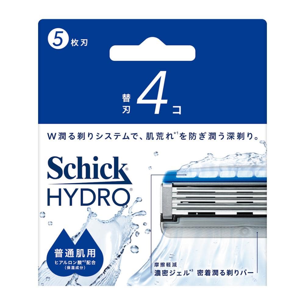 シック　ハイドロ　普通肌用　替刃　４個入り