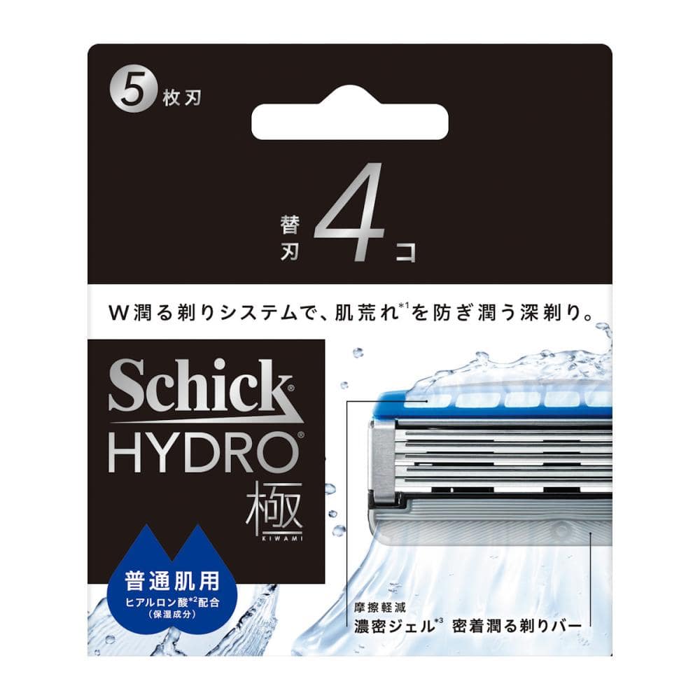 シック　ハイドロ極　普通肌用　替刃　４個入り