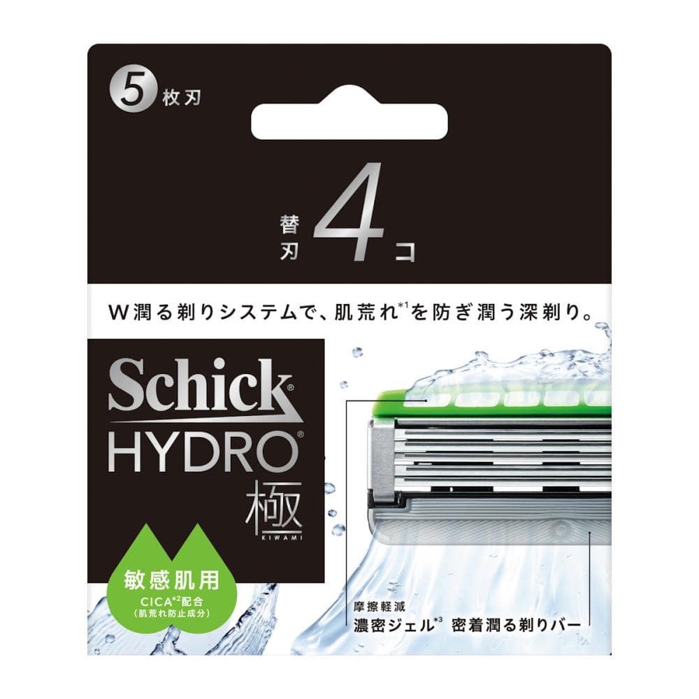 シック　ハイドロ極　敏感肌用　替刃　４個入り