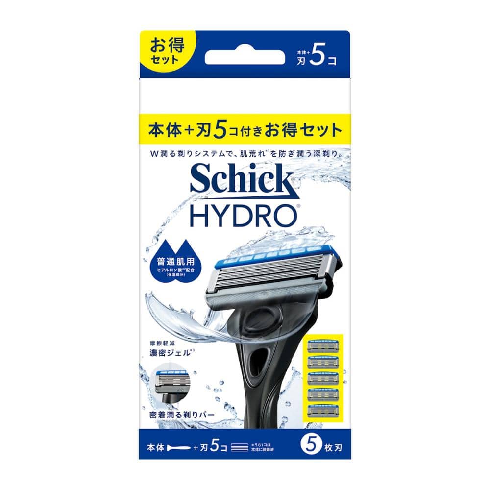 シック　ハイドロ　普通肌用　コンボパック　本体＋刃５個入り