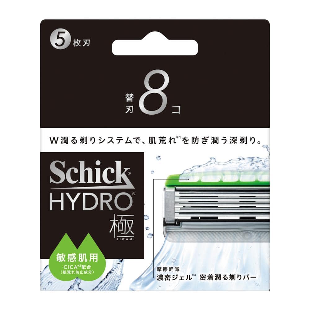シック　ハイドロ極　敏感肌用　替刃　８個入り