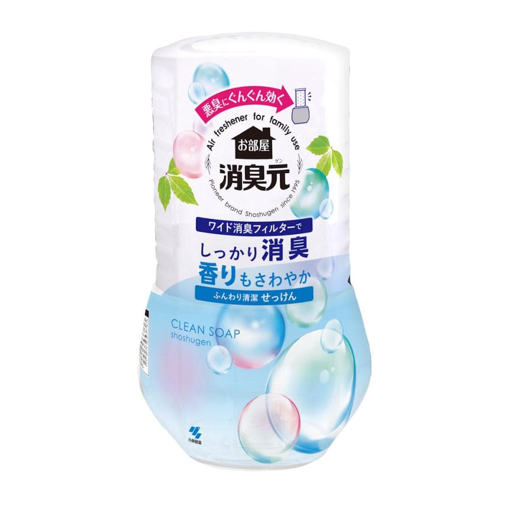 小林製薬　お部屋の消臭元　ふんわり清潔せっけんの香り　４００ｍＬ