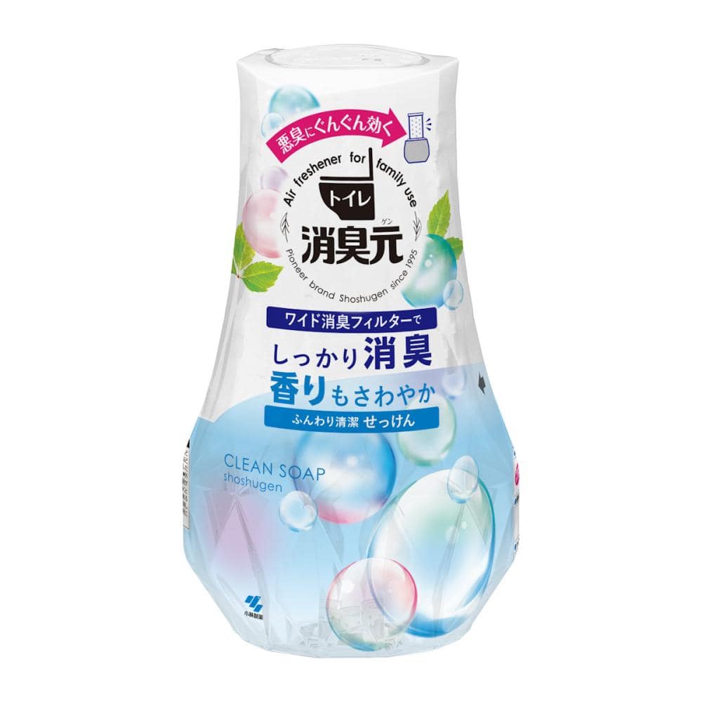 小林製薬　トイレの消臭元　ふんわり清潔せっけんの香り　４００ｍＬ