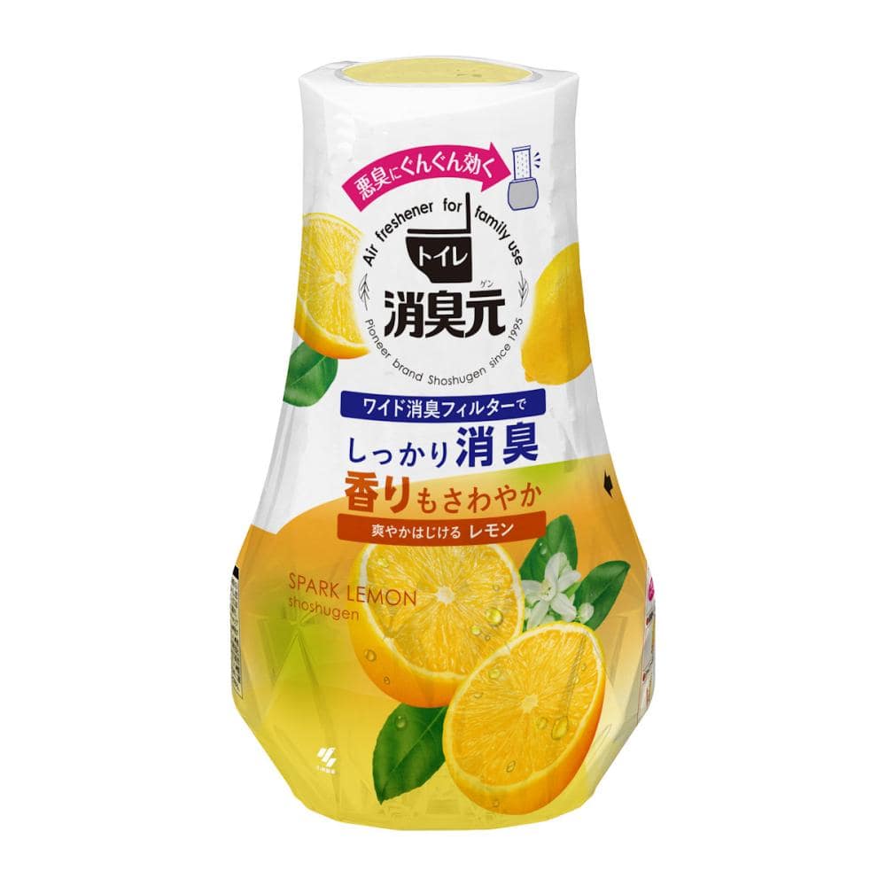 小林製薬　トイレの消臭元　爽やかはじけるレモンの香り　４００ｍＬ