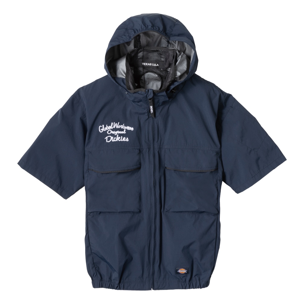 コーコス信岡　ＶＯＬＴＣＯＯＬ　遮熱　半袖　ネイビー　Ｍ　Ｄ－２９０