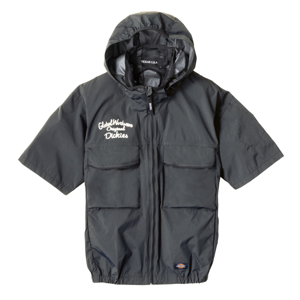 コーコス信岡　ＶＯＬＴＣＯＯＬ　遮熱　半袖　チャコール　ＸＸＬ　Ｄ－２９０