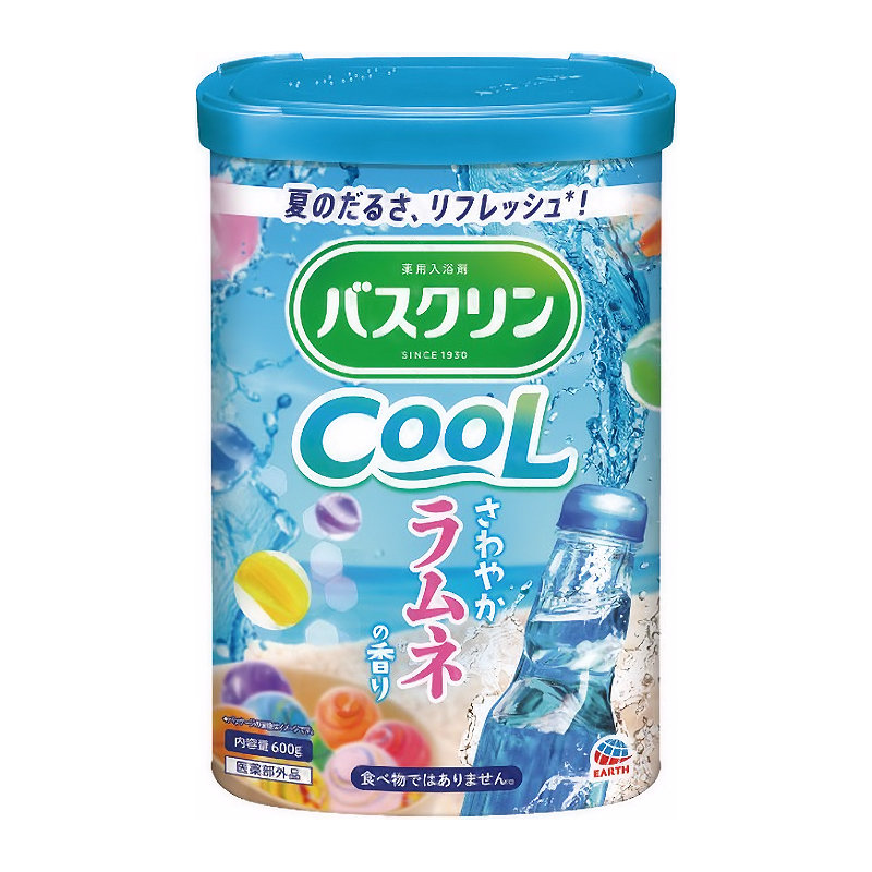 アース製薬　バスクリンクール　ラムネの香り　６００ｇ