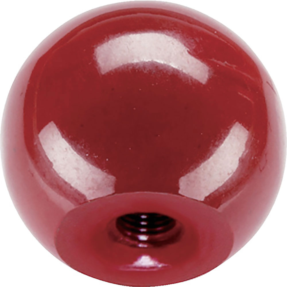 ＨＡＬＤＥＲ　ボールノブ　ＤＩＮ　３１９　モールドネジ付　形状Ｃ　赤　２４５６０．０５２５＿