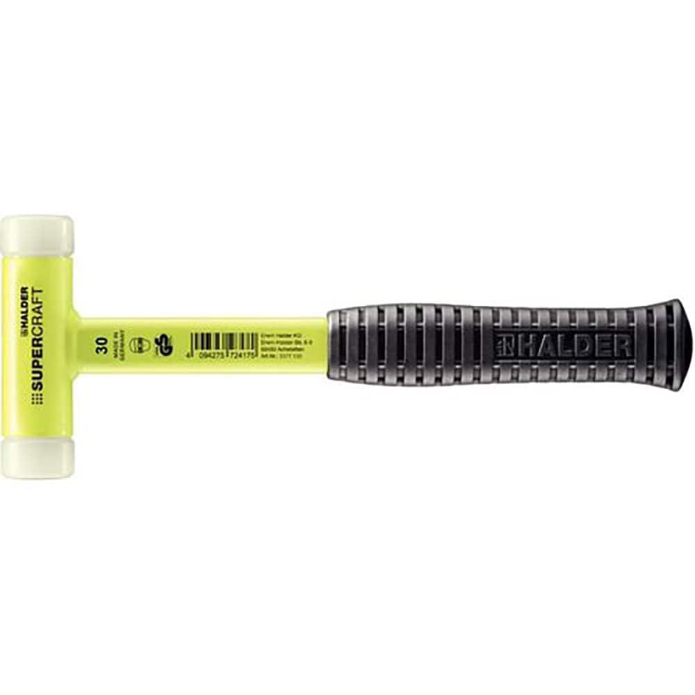 ＨＡＬＤＥＲ　ＳＵＰＥＲＣＲＡＦＴショックレス　無反動ハンマー　強化スチール製ハンドル（蛍光色塗装＿