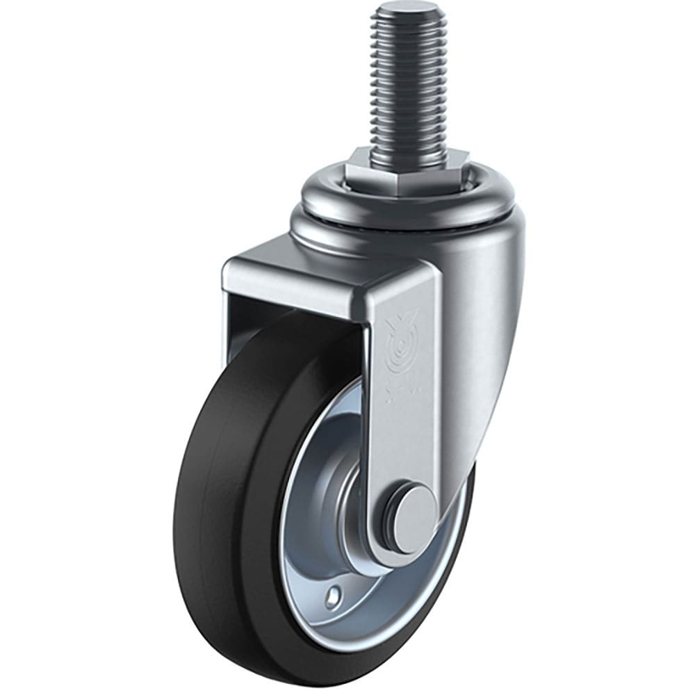 ユーエイ　ねじ込み式　自在　キャスター　ゴム　車輪径１００ｍｍ　　Ｊタイプ　ＳＪＴ型　ネジ寸法Ｍ１＿