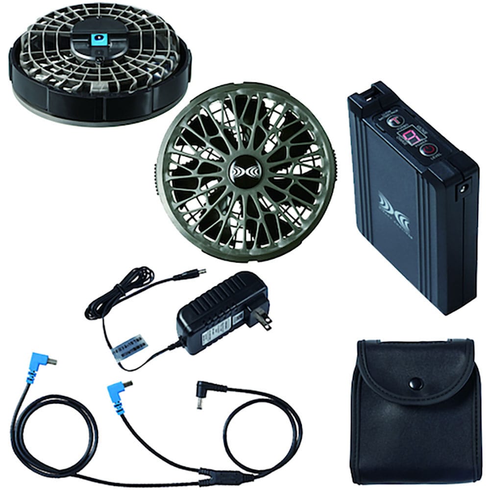 空調服　空調服［［Ｒ下］］　スターターキット　チャコールグレー　ＳＫ２３０２１Ｋ７０＿