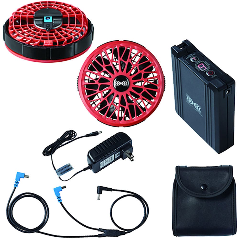 空調服　空調服［［Ｒ下］］　スターターキット　レッド　ＳＫ２３０２１Ｒ７０＿