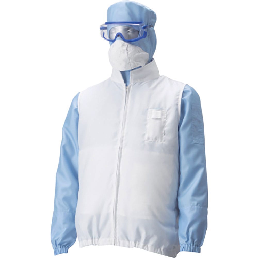 ＧＯＬＤＷＩＮ　空調服［［Ｒ上］］アウターベスト　白　ＬＬ　ＰＫ２９１３－Ｗ－ＬＬ＿