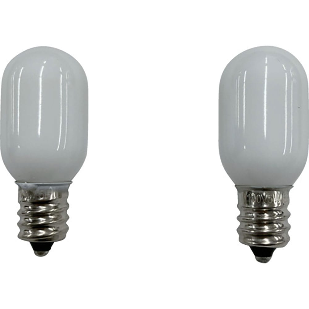 ＥＬＰＡ　ナツメ球　Ｅ１２　消費電力５Ｗ　ホワイト　２個入　Ｇ－１０Ｂ＿