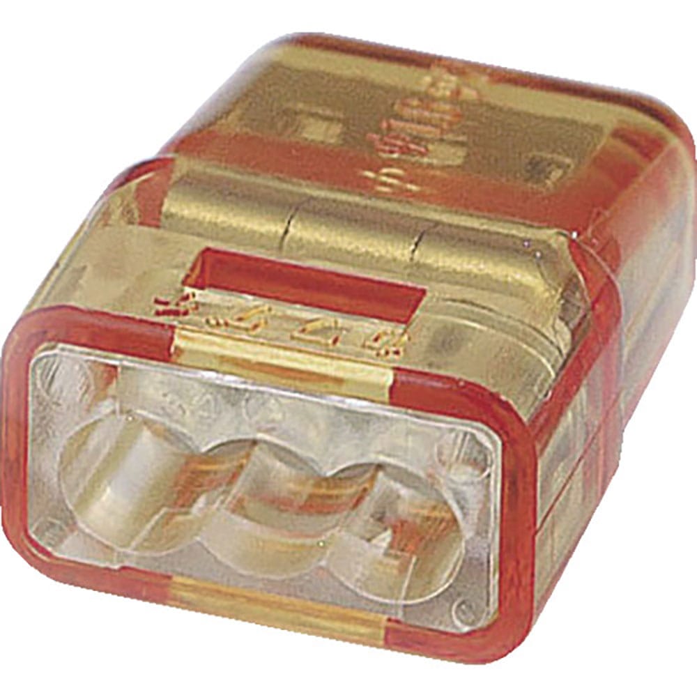 ＥＬＰＡ　差込み型コネクター３　３００Ｖ　２０Ａ　５個入　オレンジ　Ｐ－３Ｈ＿